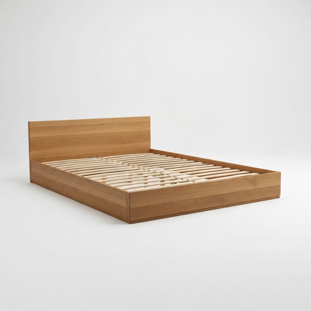 Alaskan King Solid Hardwood Platform Frame — purpose-built for 108 x 108 inch mattress